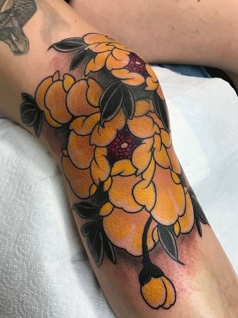 Flowers tattoo 16