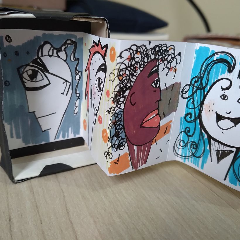 Meu projeto do curso: Ilustração criativa: brinque com materiais inesperados Flores e o Humano 2