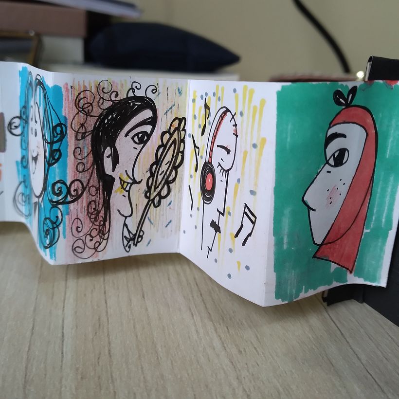 Meu projeto do curso: Ilustração criativa: brinque com materiais inesperados Flores e o Humano 3