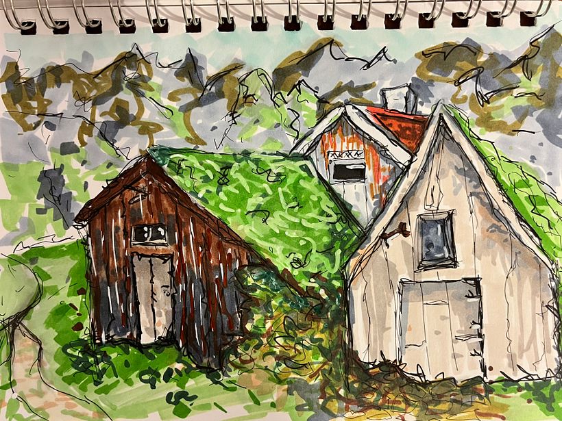 My project for course: Expressive Architectural Sketching with Colored Markers 5