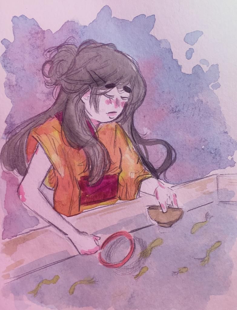 Mi proyecto del curso: Ilustración en acuarela con influencia japonesa 5