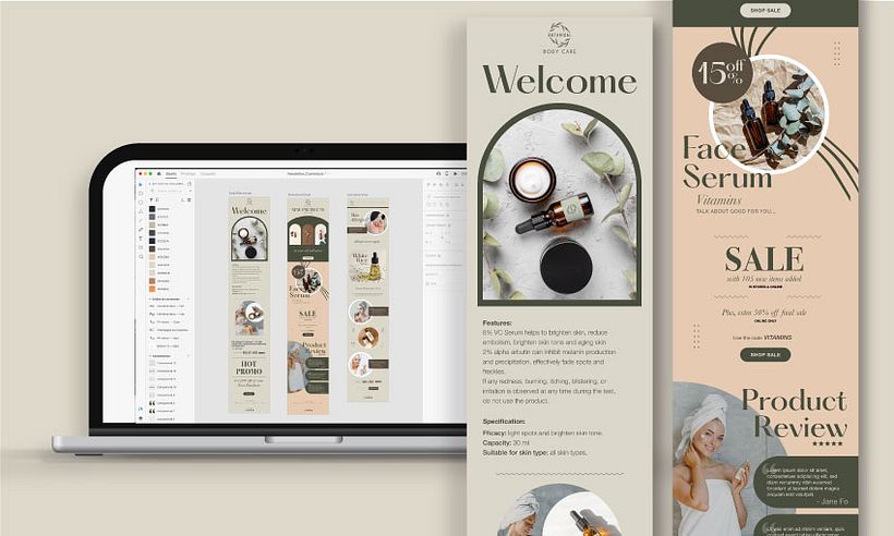 Diseño de newsletter en Adobe XD