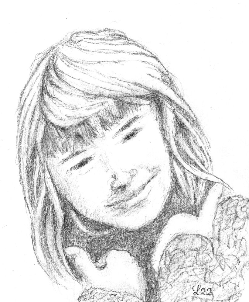 Mein Abschlussprojekt für den Kurs: Porträts mit Graphit im Skizzenbuch zeichnen 1