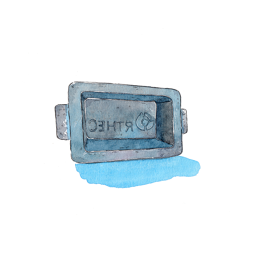 Diecast Melting Factory: Watercolor Illustration 5