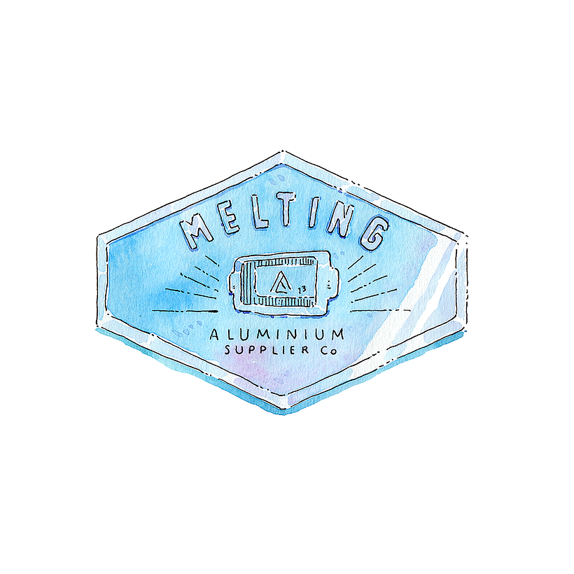 Diecast Melting Factory: Watercolor Illustration 8