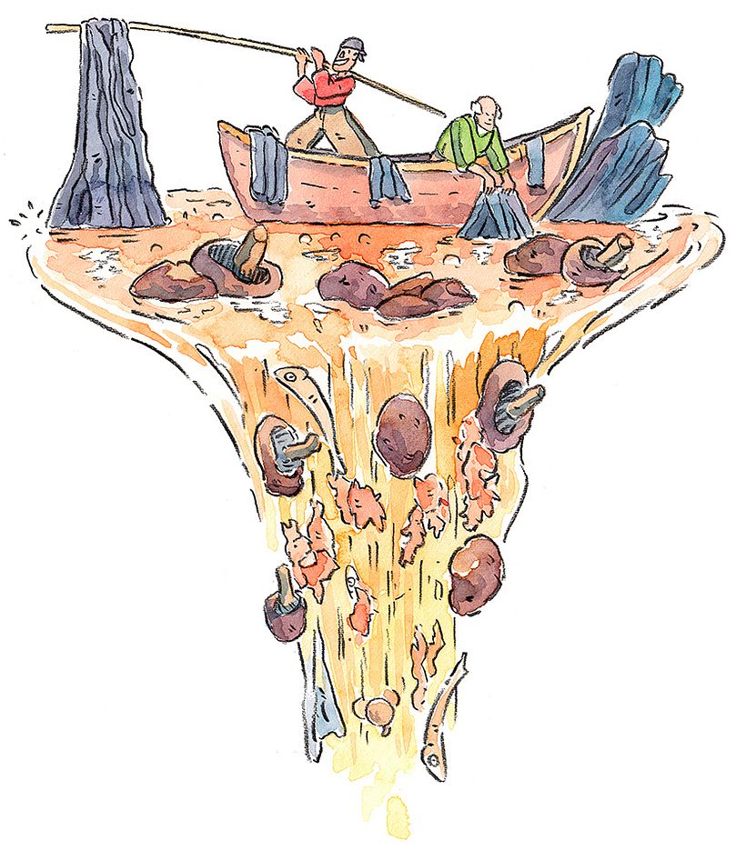 Festin del Haiku: Ilustración con acuarela 11
