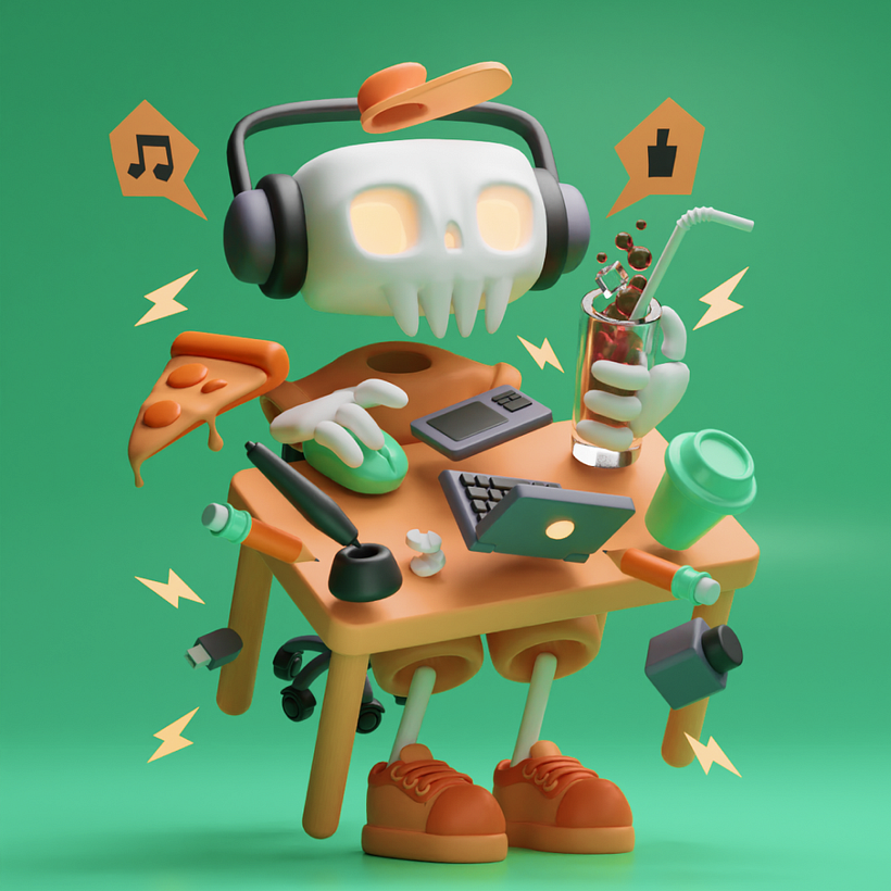 My project for course: 3D Character Creation in Blender 1