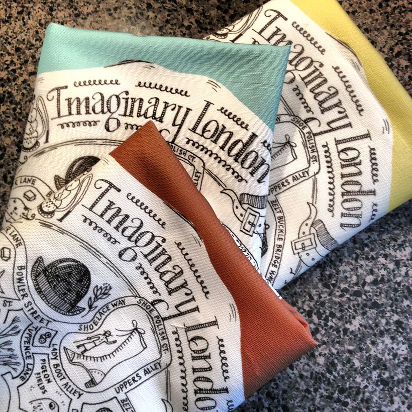 Imaginary London Tea Towels