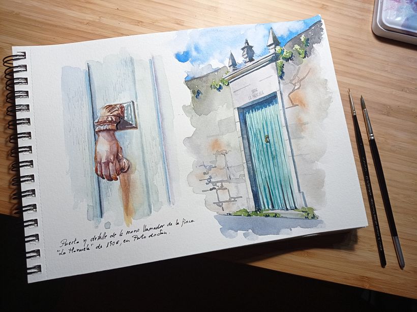 Mi proyecto del curso: Cuaderno de viaje en acuarela 3