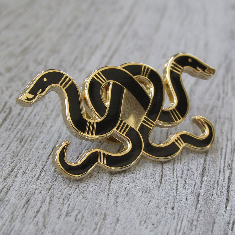 SnakeWare Enamel Pin