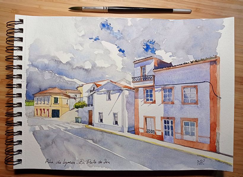 Mi proyecto del curso: Cuaderno de viaje en acuarela 7