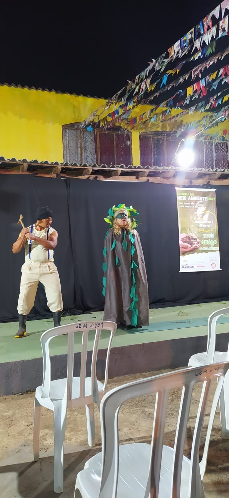 O Julgamento do Homem, peça de teatro, direção e arte, de minha autoria.
