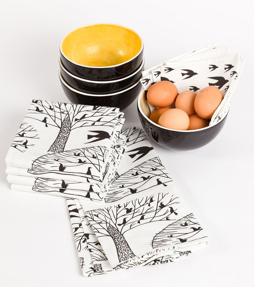 BlackBird Towels + Napkins