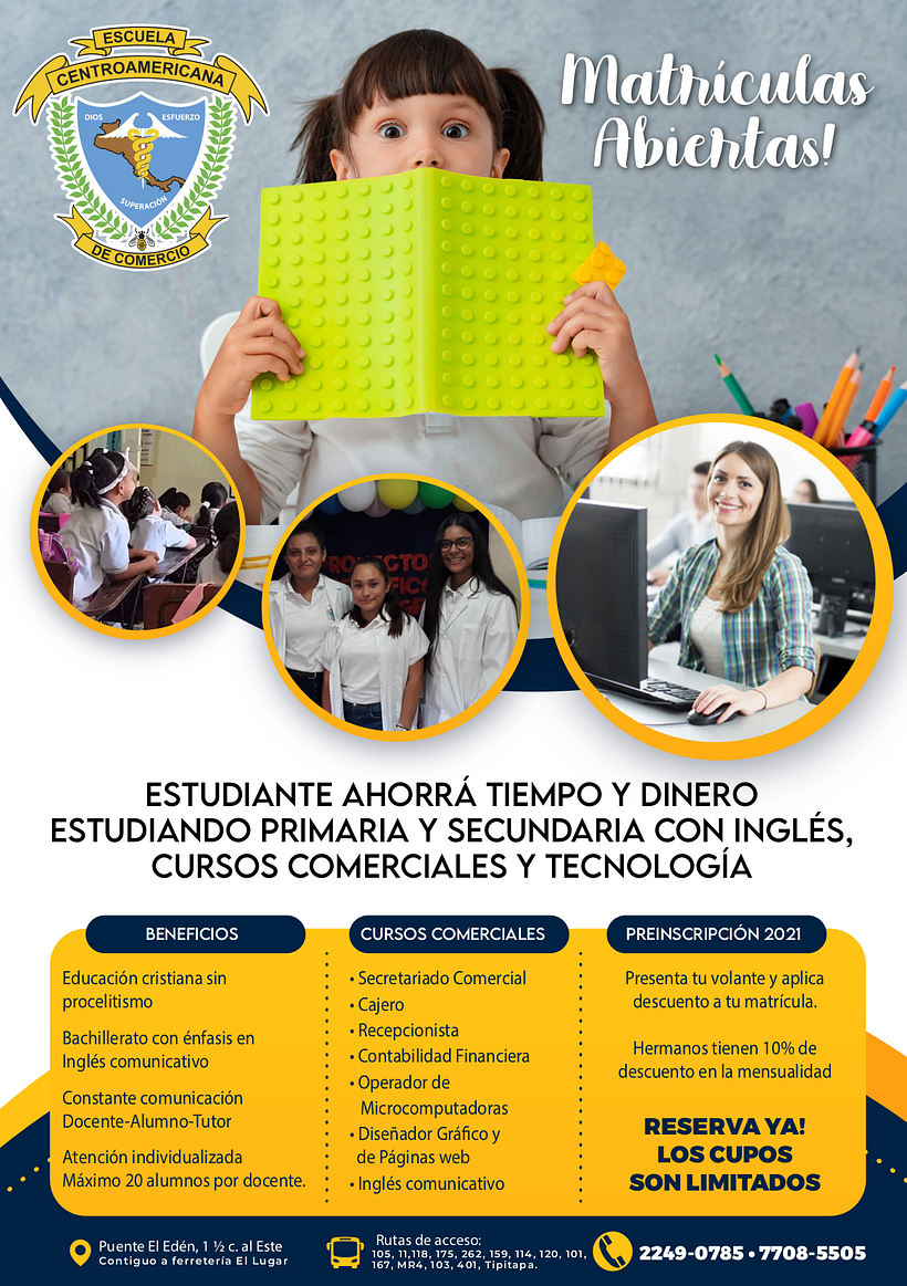 Flyer Matrículas ECADECOM 1