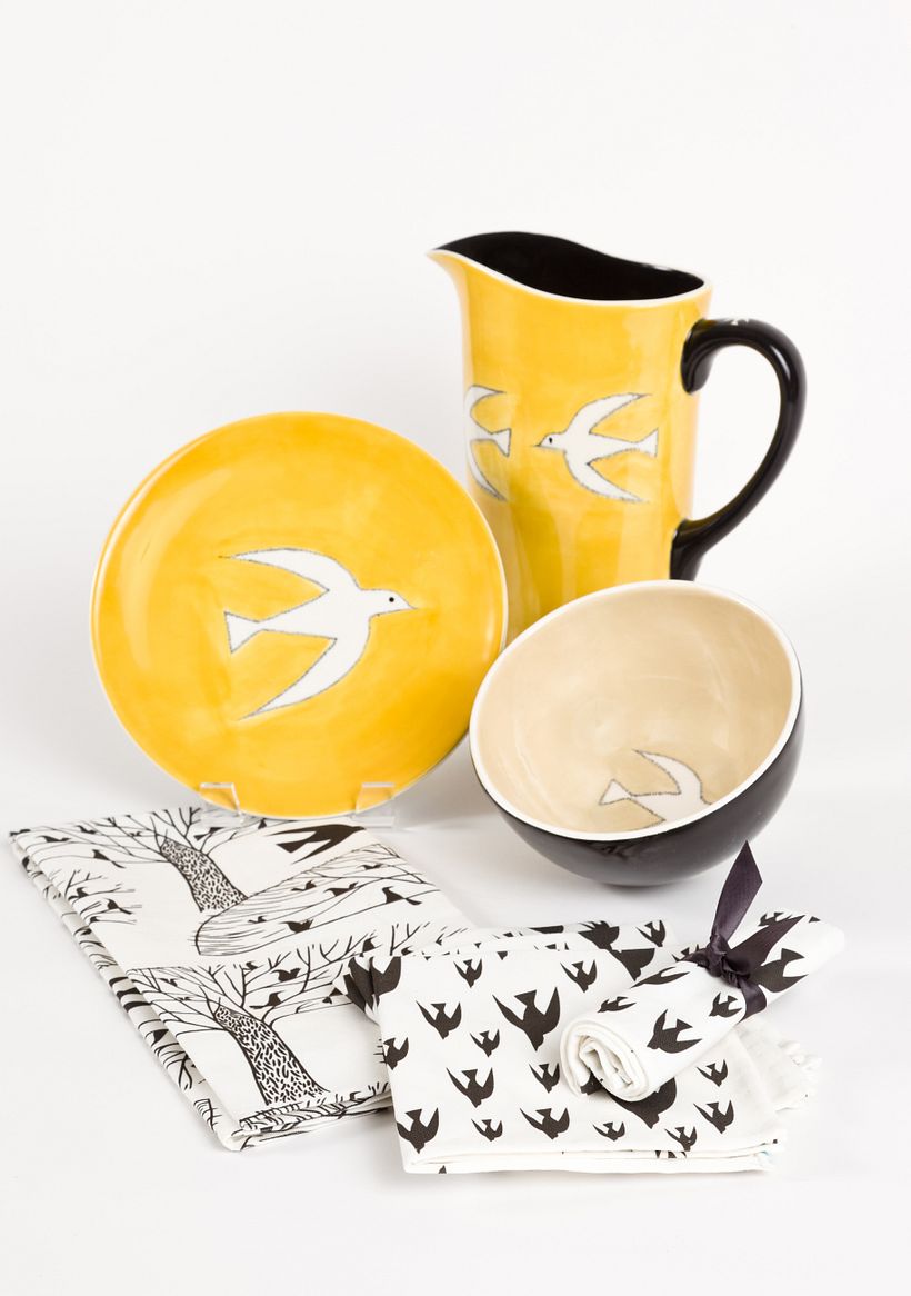 StitchedBird Place Setting