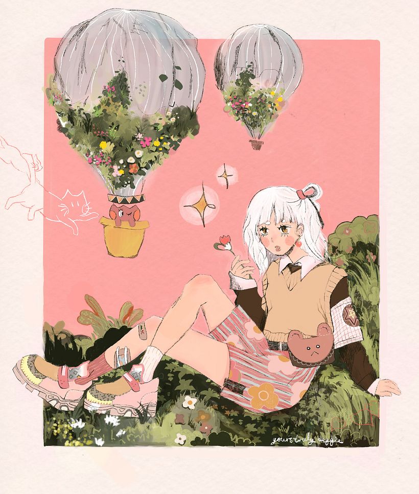 thank you to this course for getting me out of my art block slump. Here is my final project!