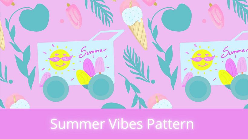 Mi proyecto del curso: Ilustración digital de patterns para productos 2