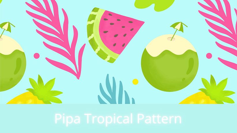 Mi proyecto del curso: Ilustración digital de patterns para productos 8