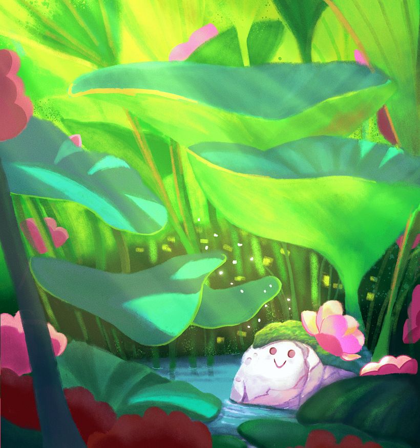 Il mio progetto del corso: Scene ricche di atmosfera in Procreate: dipingi con luce e colore 1