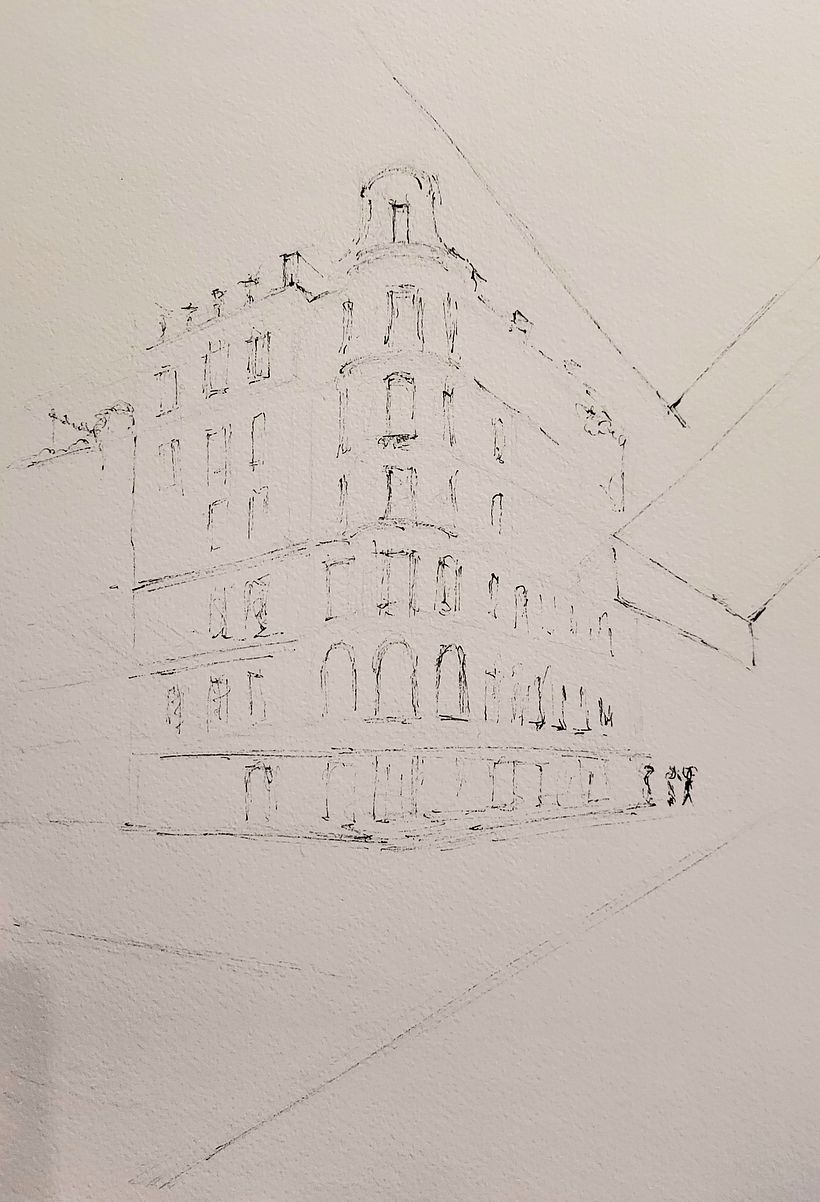 My project for course: Architectural Sketching with Watercolor and Ink 2