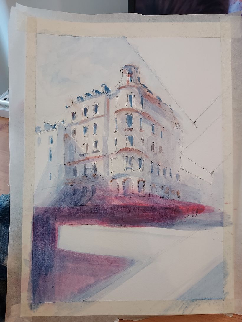 My project for course: Architectural Sketching with Watercolor and Ink 4