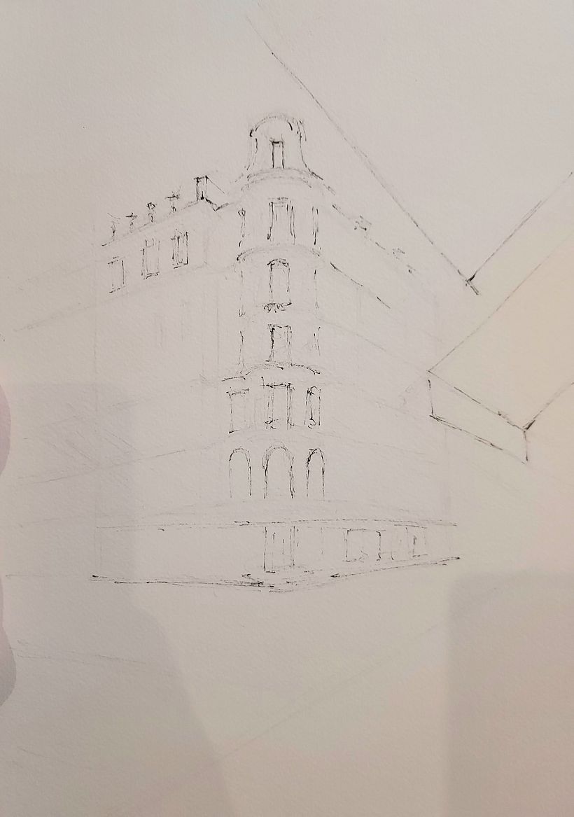 My project for course: Architectural Sketching with Watercolor and Ink 1