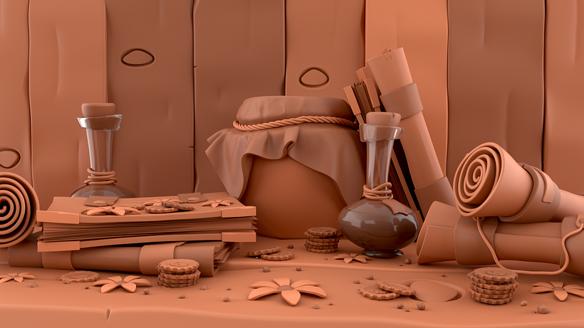 Meu projeto do curso: Modelagem de objetos em estilo cartoon com Maya 2