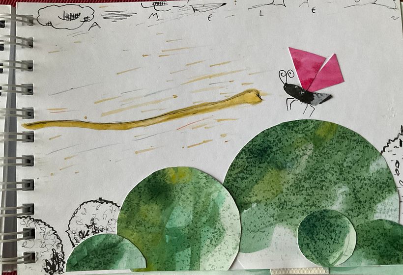 My project in Creative Watercolor Sketching for Beginners course 6