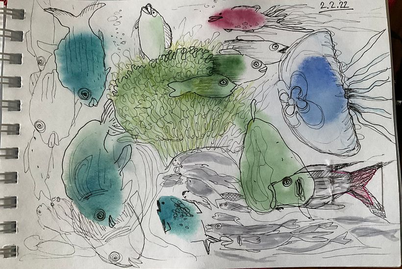 My project in Creative Watercolor Sketching for Beginners course 11