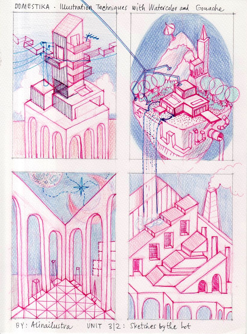 My project for course: Illustration Techniques with Watercolor and Gouache 12