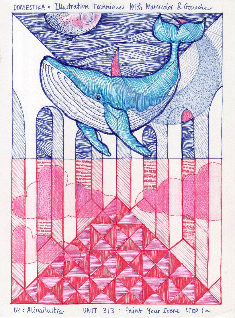My project for course: Illustration Techniques with Watercolor and Gouache 15