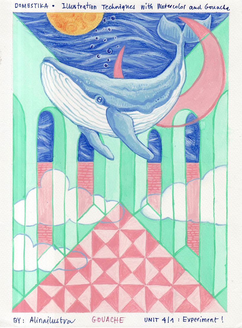 My project for course: Illustration Techniques with Watercolor and Gouache 16