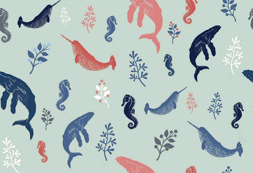 My project for course: Block Printing and Digital Pattern Design 1