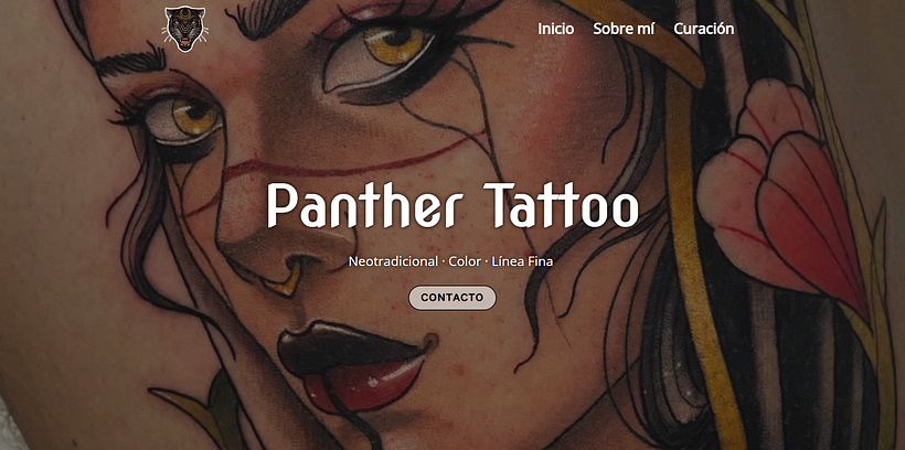 Página Web "Panther Tattoo" 1