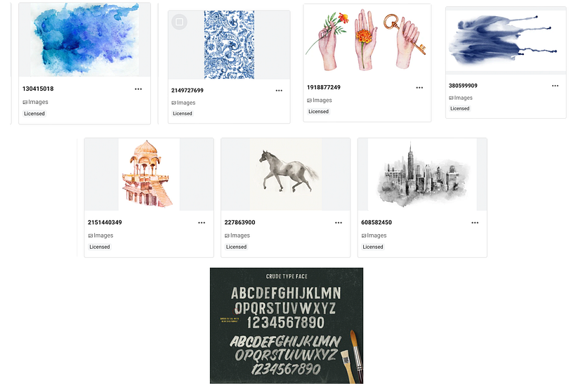 The images I used for the composite art.