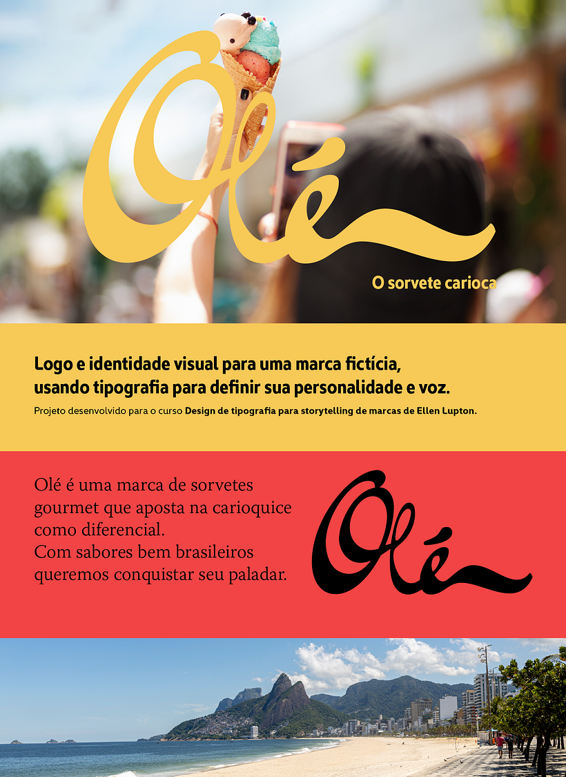Meu projeto do curso: Design de tipografia para storytelling de marcas - Branding e Identidad