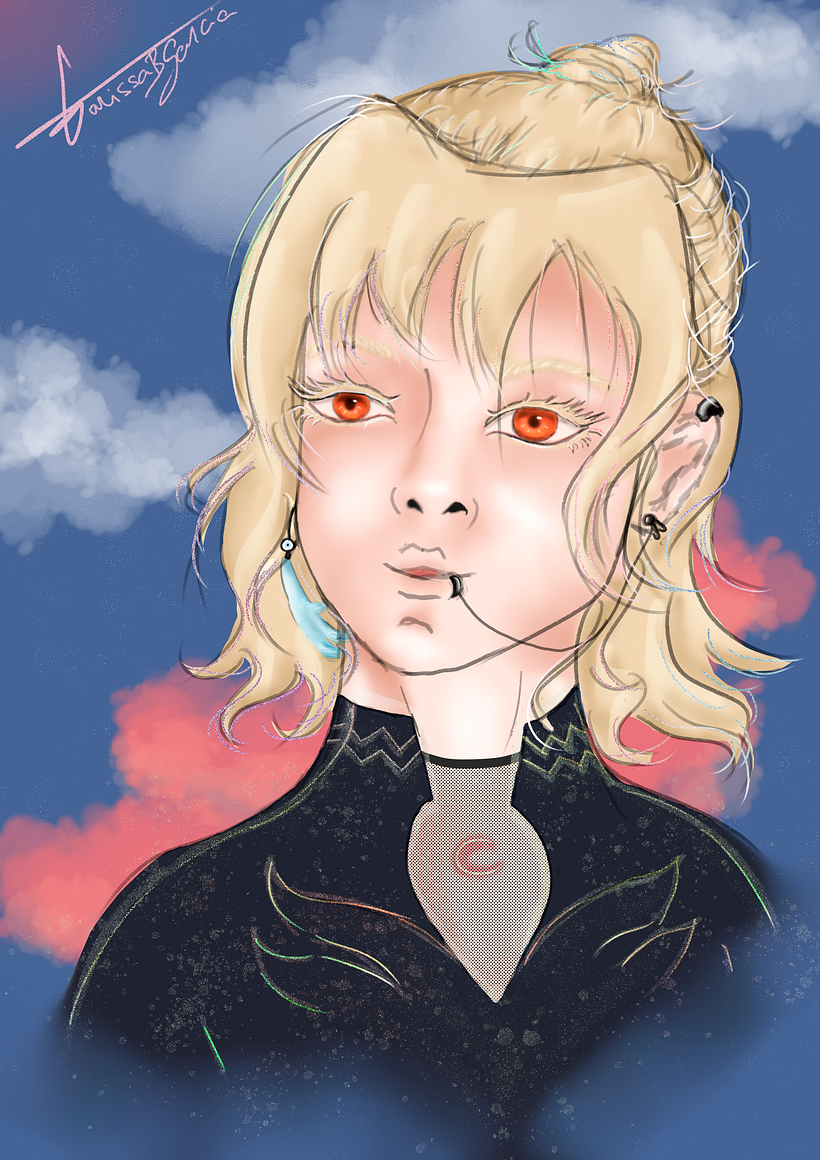 Esse é Ektos, meu personagem de trpg o/