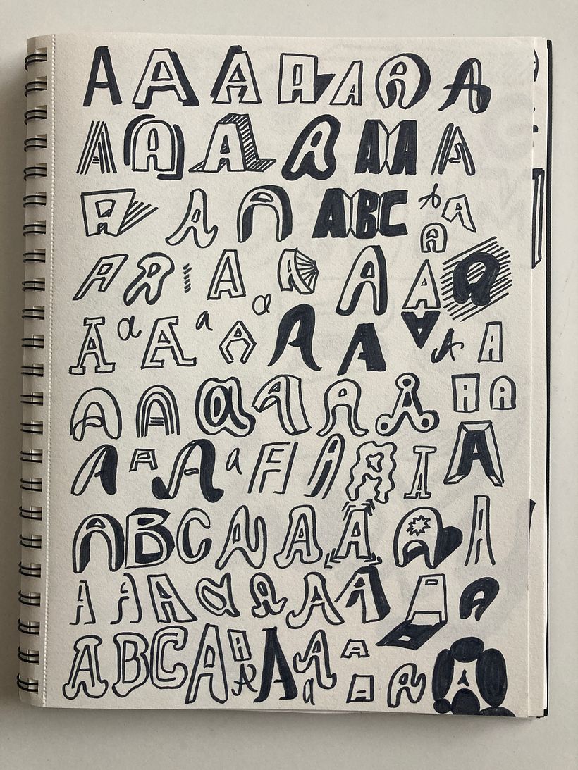 My project for course: Hand-Lettering Sketchbook: Techniques to Unlock Creativity 3