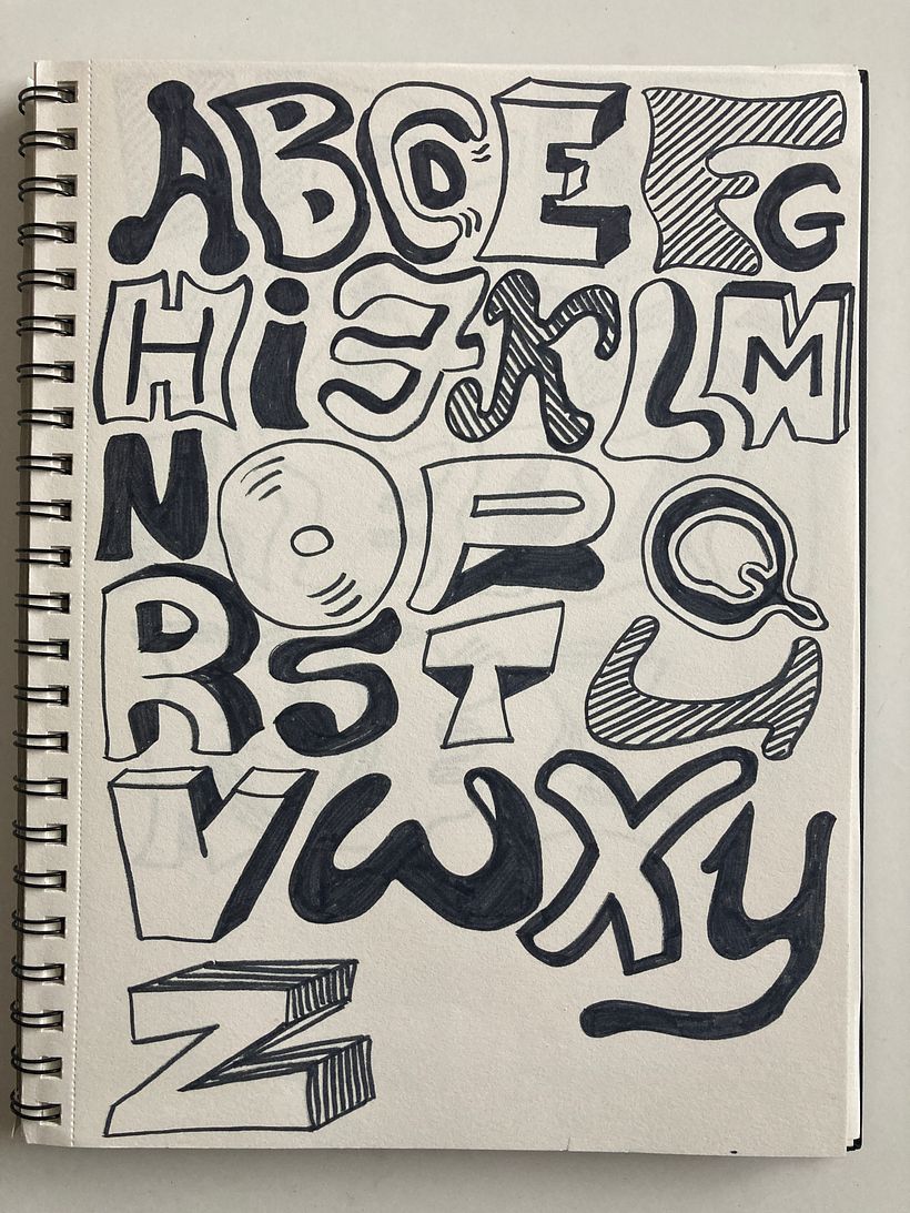 My project for course: Hand-Lettering Sketchbook: Techniques to Unlock Creativity 4