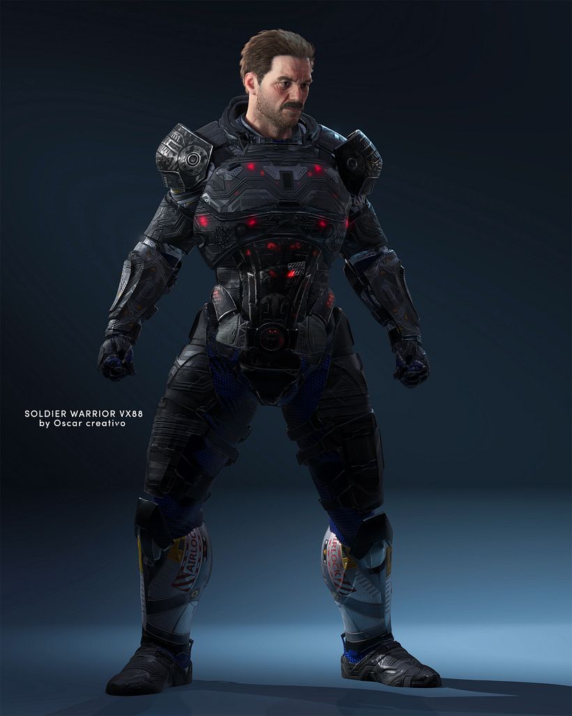 SOLDIER WARRIOR VX88 By Oscar creativo 12