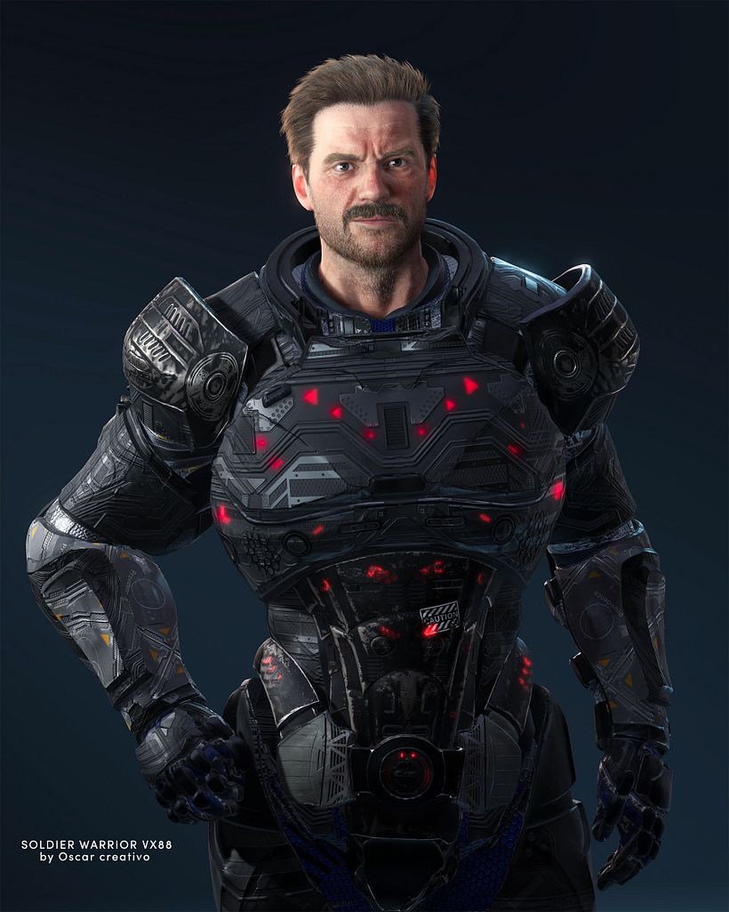 SOLDIER WARRIOR VX88 By Oscar creativo 2