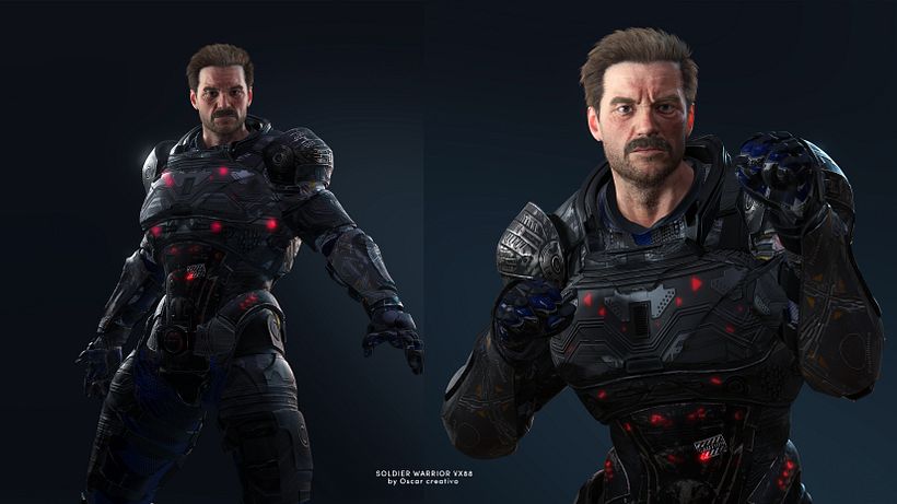 SOLDIER WARRIOR VX88 By Oscar creativo 10