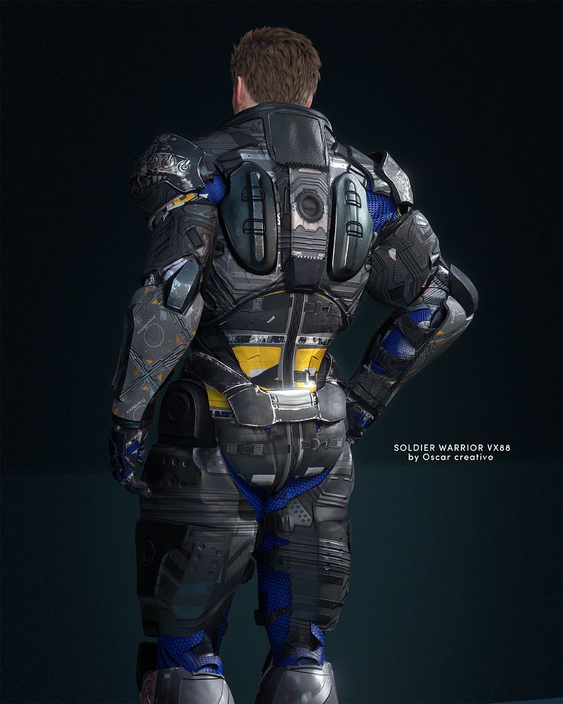SOLDIER WARRIOR VX88 By Oscar creativo 4