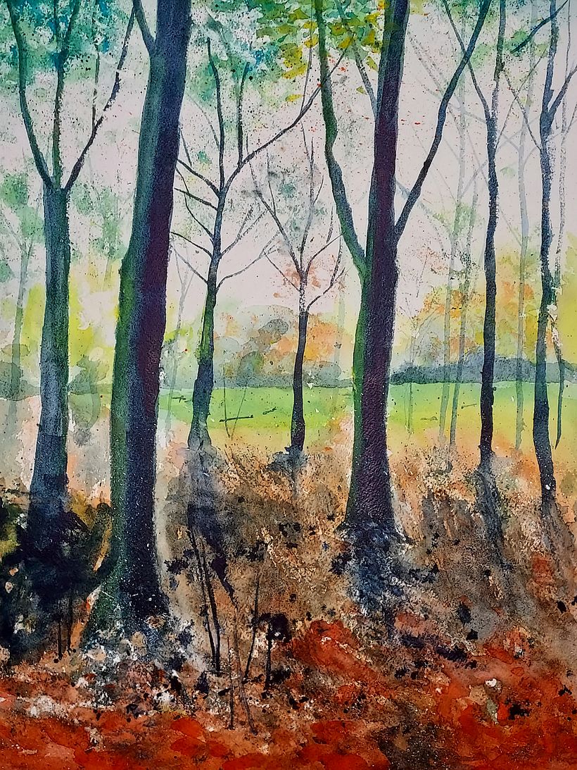 My project for course: Dreamy Watercolor Landscapes: Paint with Light 3