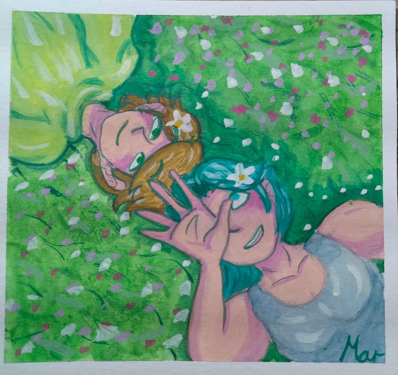 Mi proyecto del curso: Ilustración editorial de personajes en gouache 2