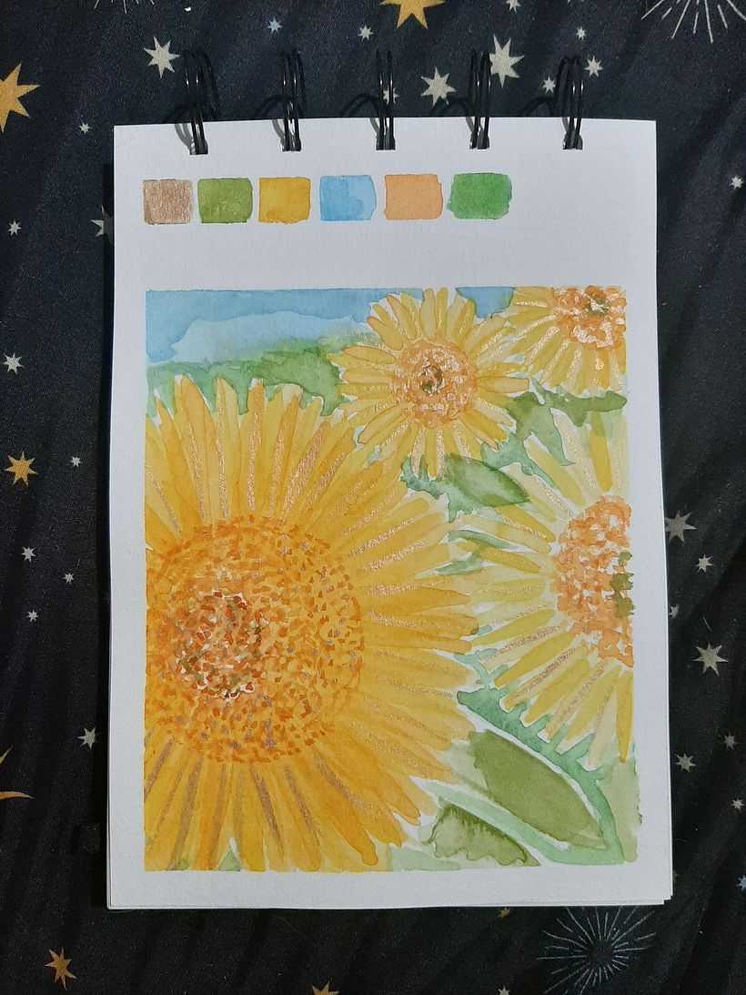 Meu projeto do curso: Criação de paletas de cores com aquarela 3