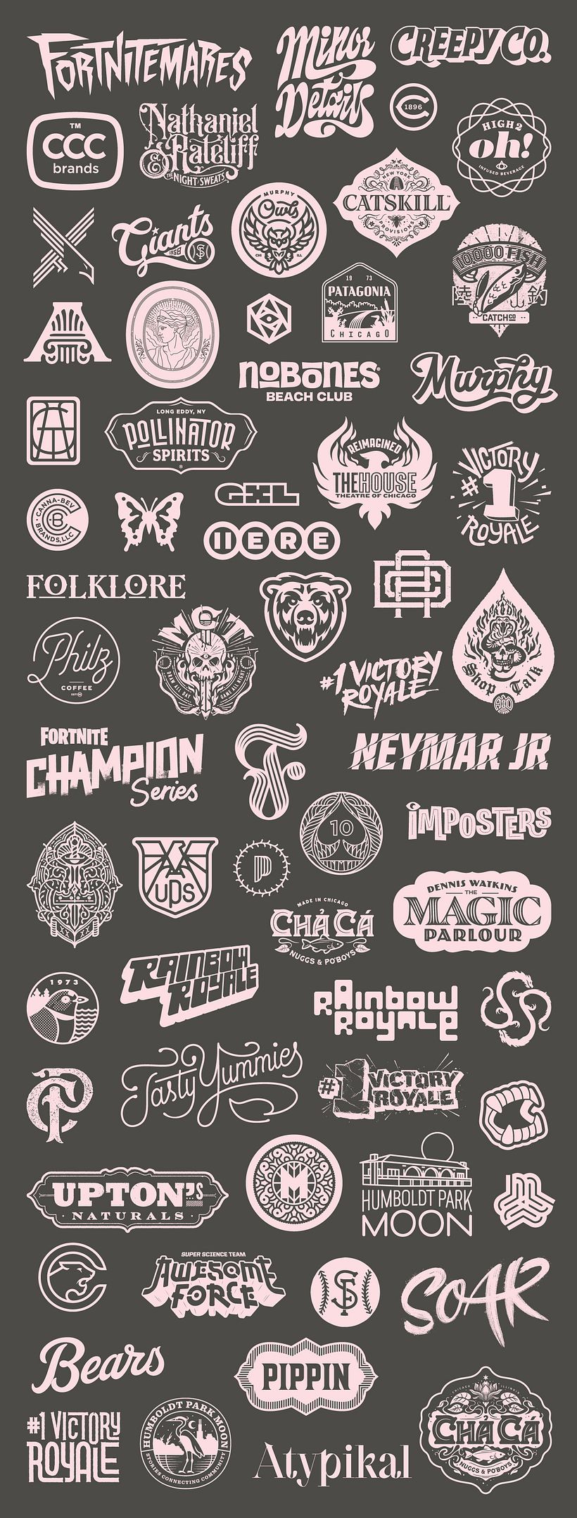 Logos, Lettering, & Marks From our years at Delicious Design League - Design