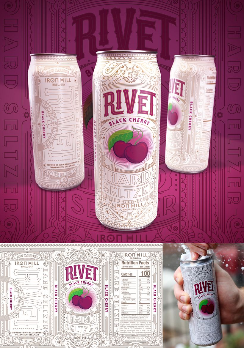 Rivet Hard Seltzer - Design
