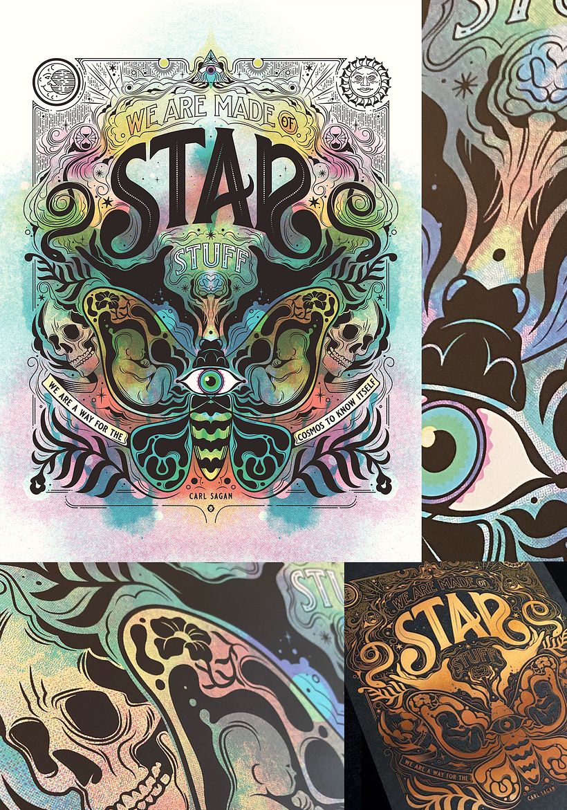 "STAR STUFF" Poster & Letterpress Prints 1
