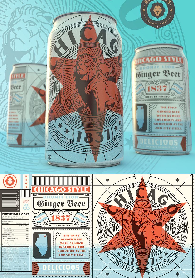 Chicago Ginger Beer Concept for Adobe 1